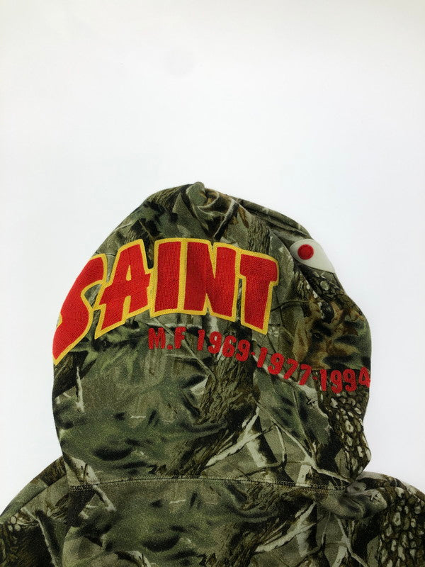 【中古品】【メンズ】 SAINT MICHAEL セント マイケル × A BATHING APE ア ベイシング エイプ BAPE ZIP HOODIE SHARK SM-HR1-0000-C38 ジップ フーディー 142-260514-rt-02-tagh サイズ:XL カラー:マルチカラー 万代Net店