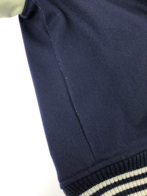 【中古品】【メンズ】 WIND AND SEA ウィン ダンシー VARSITY JACKET WDS-13TH-08 バーシティー ジャケット アウター 142-260319-rt-06-tag サイズ:M カラー:ネイビー 万代Net店