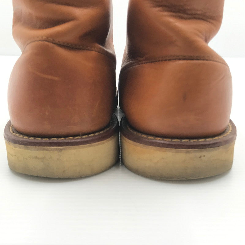 【中古品】【メンズ】 RED WING レッドウィング HERITAGE WORK 6 ROUND TOE BOOT 9107 ヘリテージワーク 6 ラウンド トゥ ブーツ 靴 164-260405-rt-06-tag サイズ:27.5cm US9 1/2 カラー:ブラウン 万代Net店