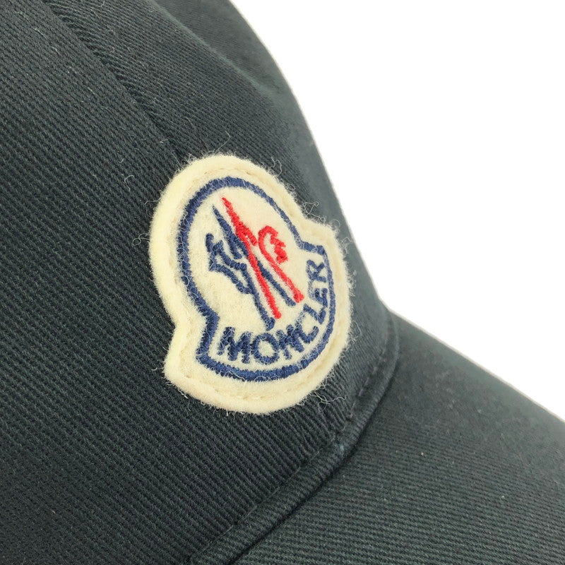 【中古品】【メンズ】 MONCLER モンクレール BERRETTO BASEBALL CAP I10913B00034 ベレット ベースボール キャップ 帽子 185-260401-na-17-tag サイズ:UNI カラー:ブラック 万代Net店