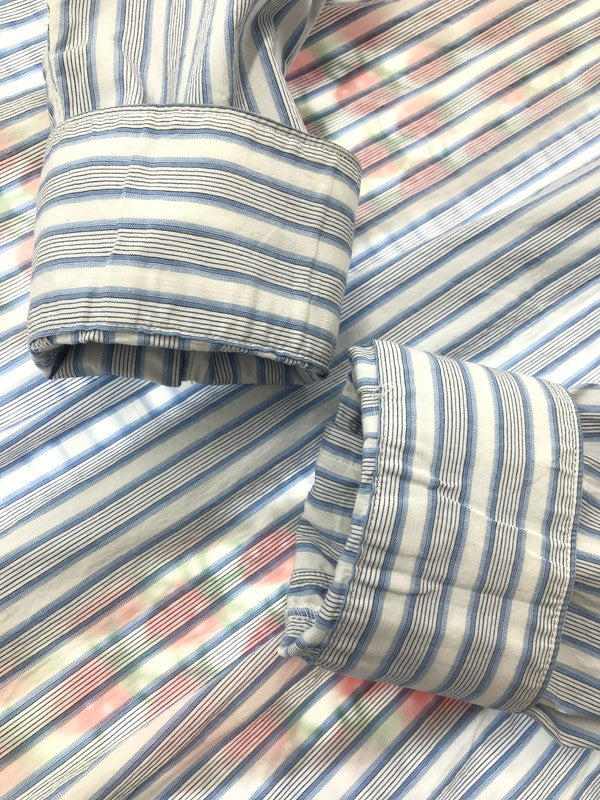 【中古品】【メンズ】 COMME DES GARCONS SHIRT コムデギャルソンシャツ × BRETT WESTFALL STRAWBERRY STRIPE SHIRT FK-B001 ストライプシャツ 140-260520-na-22-tagh サイズ:S カラー:マルチカラー 万代Net店