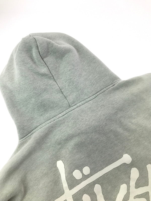 【中古品】【メンズ】 OLD STUSSY オールド ステューシー 00's SHAWN FONT LOGO HOODIE ロゴ フーディー パーカー 142-260408-rt-06-tag サイズ:L カラー:グレー 万代Net店