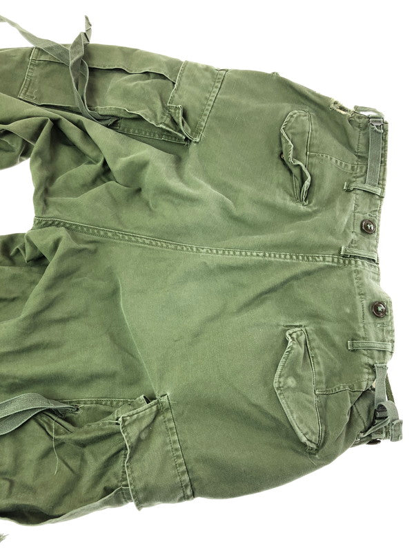 【現状渡し品】【メンズ】 U.S.ARMY アメリカ軍 SCOVILL GRIPPER ZIPPER M-65 FIELD PANTS スコビル グリッパージッパー M-65 フィールドパンツ 157-260410-rt-10-tag サイズ:M カラー:カーキ 万代Net店