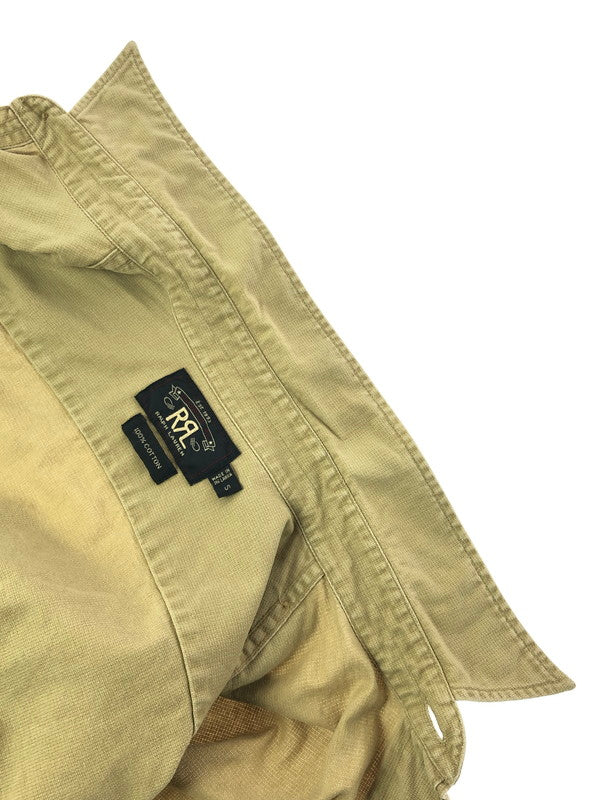 【中古品】【メンズ】 RRL ダブルアールエル L/S SAFARI SHIRT エポレット サファリ シャツ 長袖シャツ 145-260516-na-08-tagh サイズ:S カラー:ベージュ 万代Net店