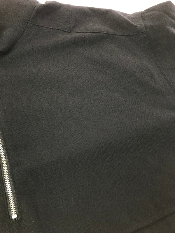 【中古品】【メンズ】 ANCELLM アンセルム WOOL HALF ZIP PULL OVER SHIRT ANC-SH72 ウール ハーフジップ プルオーバー シャツ 140-260405-na-07-tag サイズ:2 カラー:ブラック 万代Net店