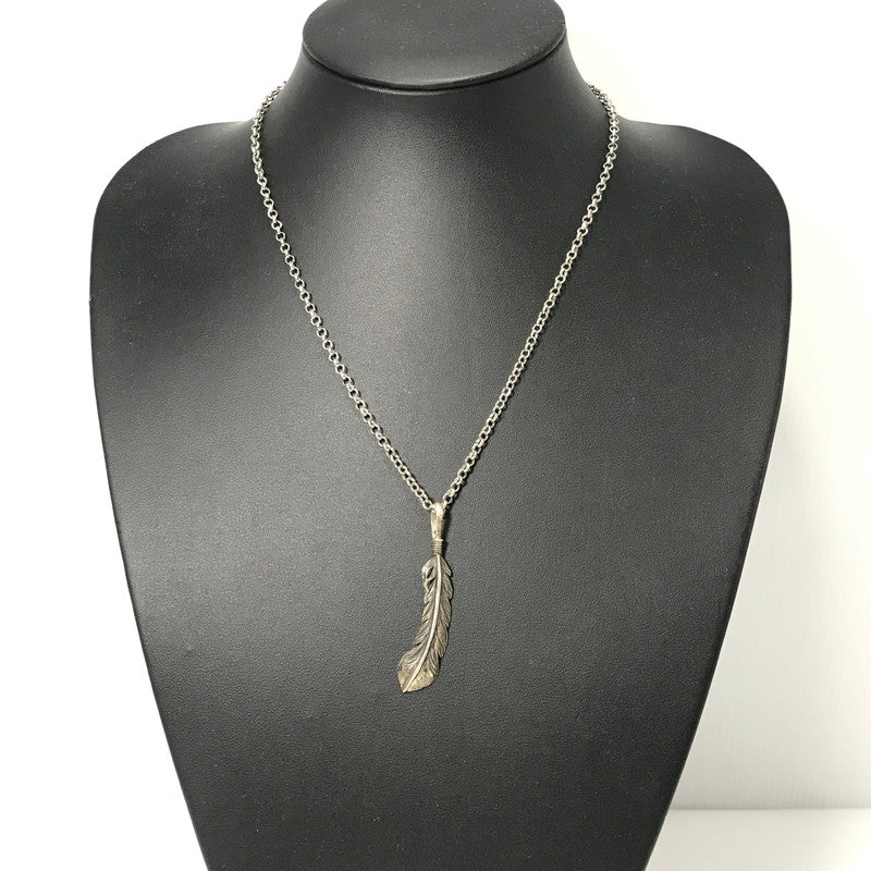 【現状渡し品】【メンズ】 BIG HAND ビッグハンド FEATHER PENDANT TOP フェザー ペンダントトップ アクセサリー 191-260627-na-11-tagh カラー:シルバー 万代Net店