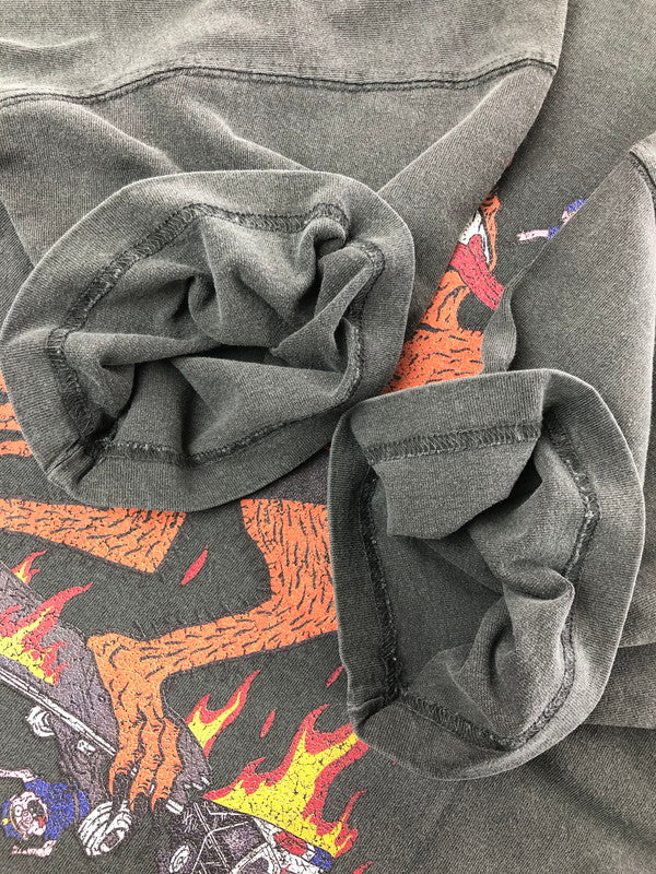 【中古品】【メンズ】 THRASHER スラッシャー S/S T-SHIRT ショートスリーブ Tシャツ 半袖 Tシャツ トップス 150-260709-rt-23-tag サイズ:M カラー:ブラック 万代Net店