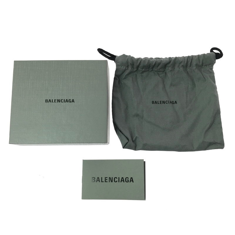 【中古美品】【メンズ】 BALENCIAGA バレンシアガ LE CAGOLE COIN & CARD CASE ル カゴール コイン&カードケース 財布 181-260418-na-07-tagh カラー:レッド 万代Net店
