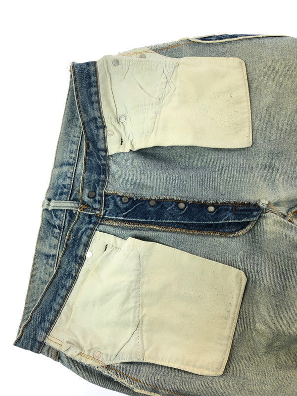 【ジャンク品】【メンズ】 Levi's リーバイス 501 DENIM PANTS 66後期~赤耳移行期 81年9月製造 刻印524 エルパソ工場製 デニムパンツ 157-260410-rt-20-tag サイズ:W36 L31 カラー:ライトインディゴ 万代Net店