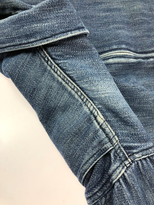 【中古品】【メンズ】 GOODENOUGH グッドイナフ 00's HERRINGBONE ZIP-UP JACKET ヘリンボーンジップアップジャケット アウター 142-260426-rt-04-tagh サイズ:M カラー:ブルー 万代Net店