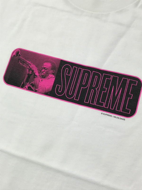 【中古美品】【メンズ】 Supreme シュプリーム 21SS MILES DAVIS TEE マイルス デイヴィス Tシャツ 半袖Tシャツ 149-260420-na-13-tagh サイズ:XL カラー:ホワイト 万代Net店