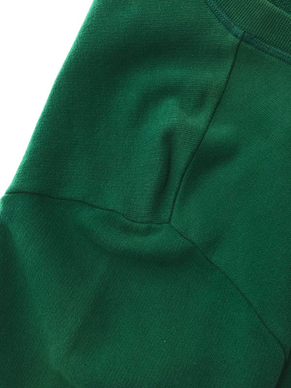 【中古品】【メンズ】 MAISON MARGIELA メゾンマルジェラ CREWNECK SWEAT 30GU000825191 エルボーパッチ 前Vガゼット クルーネック スウェット トレーナー 141-260422-na-13-tagh サイズ:44 カラー:グリーン 万代Net店