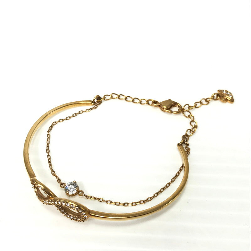 中古品】【レディース】 SWAROVSKI スワロフスキー INFINITY BRACELET