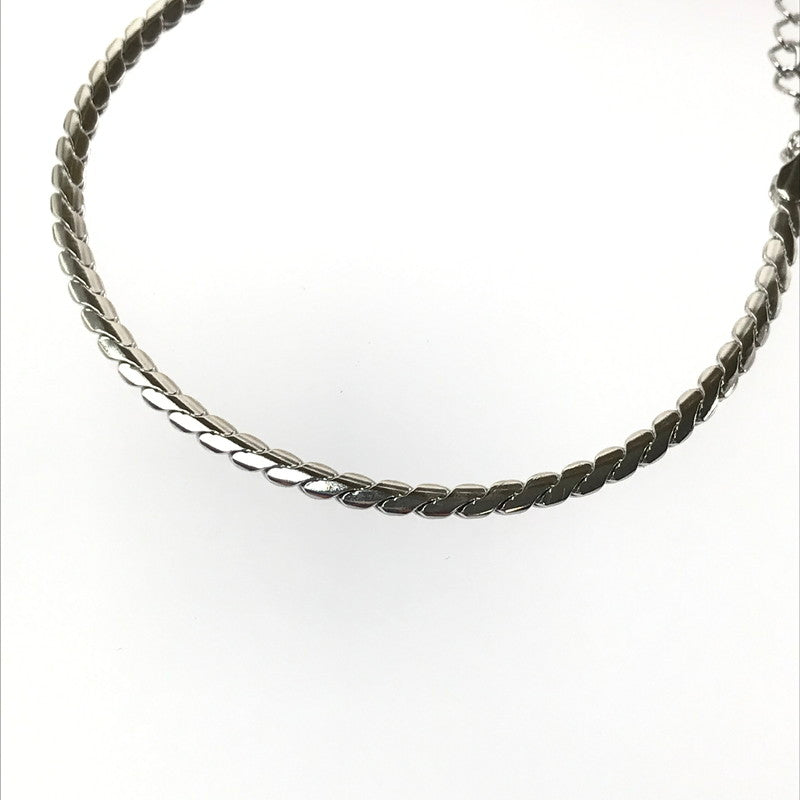 【中古品】【メンズ】 THE OBJECT ザオブジェクト NARROW SNAKE BRACELET TO-PAR-25105 ナロー スネーク ブレスレット アクセサリー 192-260420-na-24-tagh カラー:シルバー 万代Net店