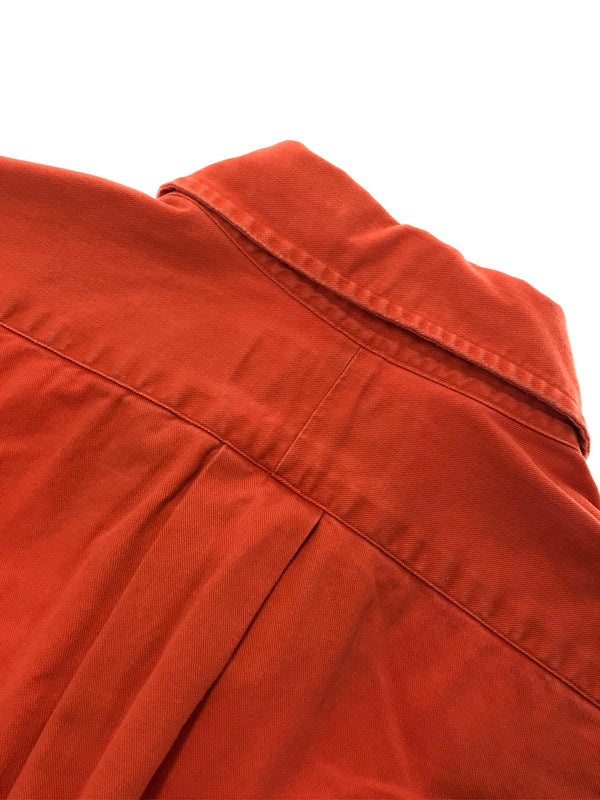 【中古品】【メンズ】 POLO RALPH LAUREN ポロ ラルフローレン S/S WORK SHIRT ショートスリーブ ワーク シャツ トップス 半袖シャツ 146-260508-ty-10-tag サイズ:L カラー:オレンジ 万代Net店