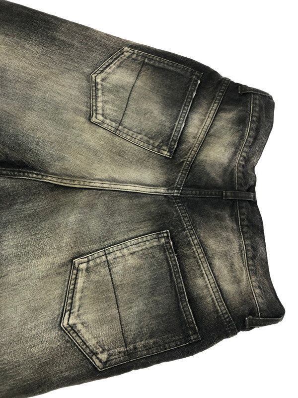 【中古美品】【メンズ】 ANCELLM アンセルム AGING MIDDLE STRAIGHT 5P DENIM PANTS ANC-PT121-A エイジング ミドル ストレート デニムパンツ ボトムス 151-260509-na-31-tag サイズ:1 カラー:BLACK 万代Net店