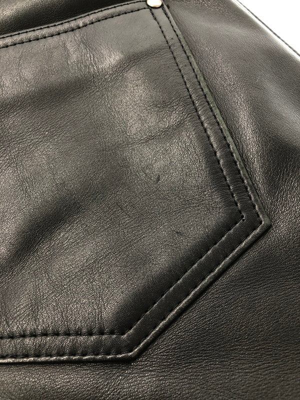 【中古品】【メンズ】 HARLEY-DAVIDSON ハーレー ダビッドソン LEATHER PANTS 98146 レザー パンツ ボトムス 156-260524-rt-29-tagh サイズ:32 カラー:ブラック 万代Net店