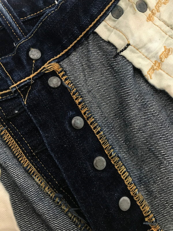 【中古品】【メンズ】 THE FLAT HEAD ザフラットヘッド TAPERED STRAIGHT JEANS 3009 テーパード ストレート ジーンズ ボトムス 156-260819-rt-36-tag サイズ:30 カラー:インディゴ 万代Net店