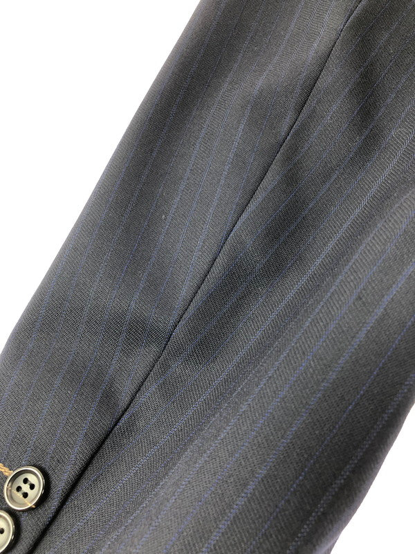 【中古品】【メンズ】 COMME DES GARCONS HOMME DEUX コムデギャルソン オム ドゥ STRIPE TAILORED JACKET DN-J001 04AW ストライプ テーラード ジャケット 140-260519-na-14-tagh サイズ:L カラー:ネイビー系 万代Net店