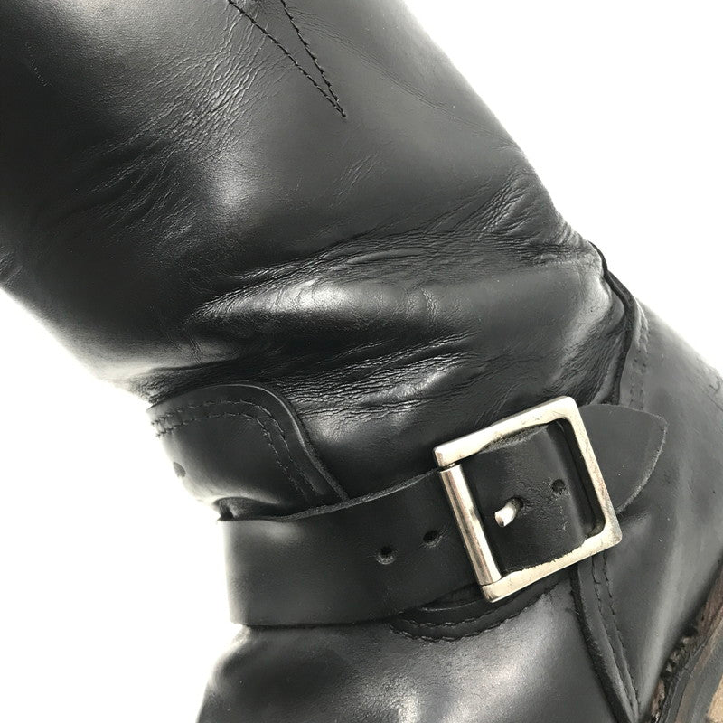 【中古品】【メンズ】 RED WING レッドウィング ENGINEER BOOTS BLACK 2268 PT99 USA製 エンジニア ブーツ 靴 164-260816-rt-02-tagh サイズ:US9.5 カラー:ブラック 万代Net店