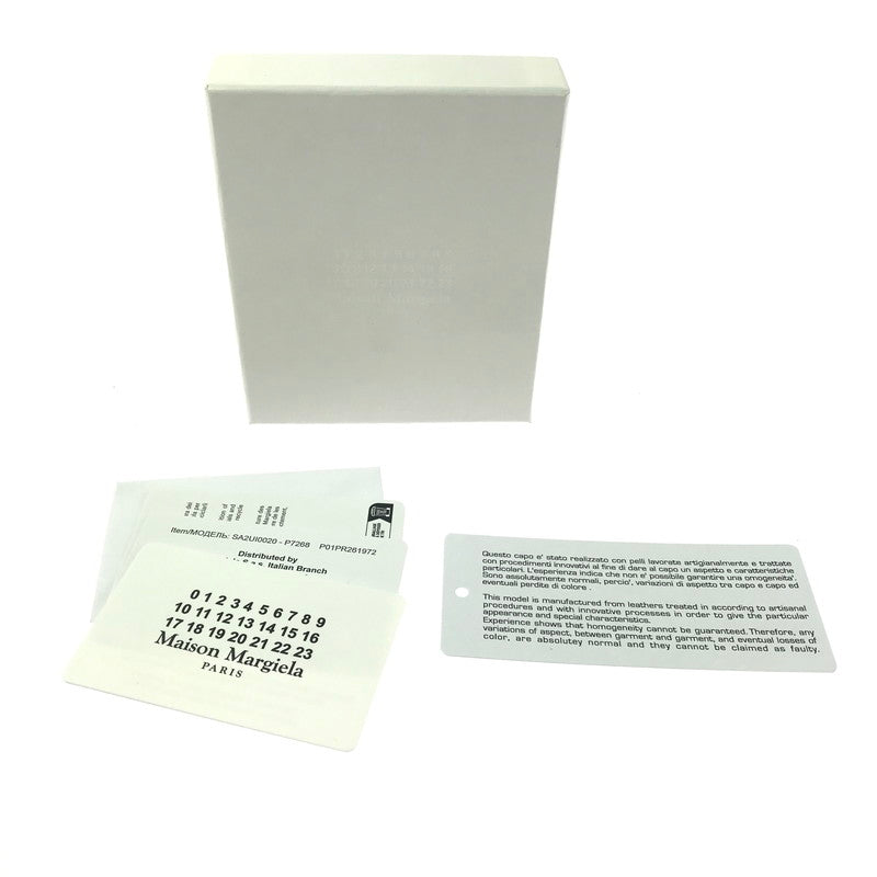 【中古美品】【メンズ】 MAISON MARGIELA メゾン マルジェラ CARD HOLDER SA2UI0020P7268 カードホルダー 財布 201-260607-na-05-tagh カラー:ブラック 万代Net店