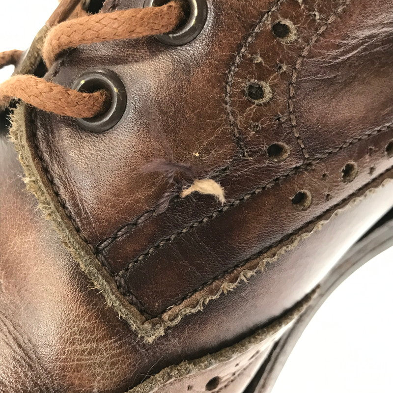 【中古品】【メンズ】 TRICKER'S トリッカーズ WING TIP BOOTS 72508 ウィング チップ ブーツ 靴 164-260620-rt-17-tagh サイズ:9.5 カラー:ブラック 万代Net店