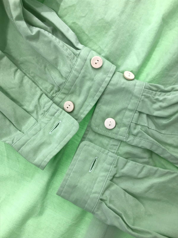 【中古美品】【メンズ】 REFOMED リフォメッド RESH-029 WRIST PATCH WIDE SHIRT リスト パッチ ワイド シャツ 140-260803-ty-03-tagh サイズ:2 カラー:ミント 万代Net店