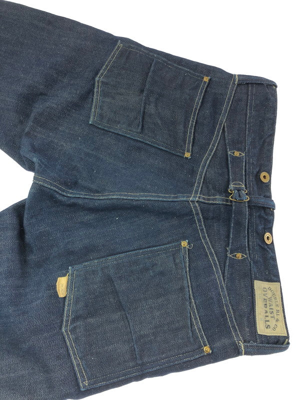 【中古品】【メンズ】 RRL ダブル アール エル WAIST OVERALLS PAINTER DENIM PANTS LOTR31 USA製 シンチバッグ ウエスト オーバーオール ペインター デニムパンツ 156-260605-rt-17-tagh サイズ:20 カラー:インディゴ 万代Net店