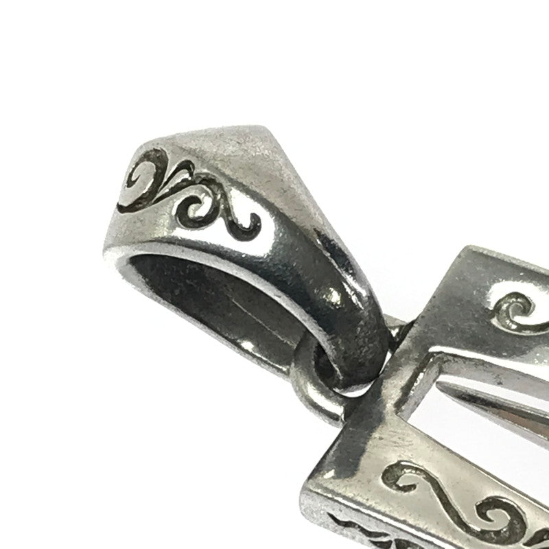 【中古品】【メンズ】 SAAD サード SV925 ARABESQUE SUN SYMBOL SQUARE PLATE TOP アラベスク サンシンボル スクエアプレート ペンダントトップ アクセサリー 191-260607-na-14-tagh カラー:シルバー 万代Net店