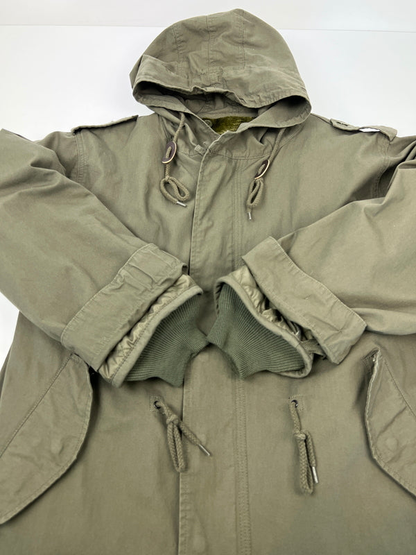 【中古品】【メンズ】 HOUSTON ヒューストン M-51 PARKA 5409M モッズコート アウター ミリタリー 178-260620-kk-14-hon サイズ:XS カラー:OLIVE DRAB 万代Net店