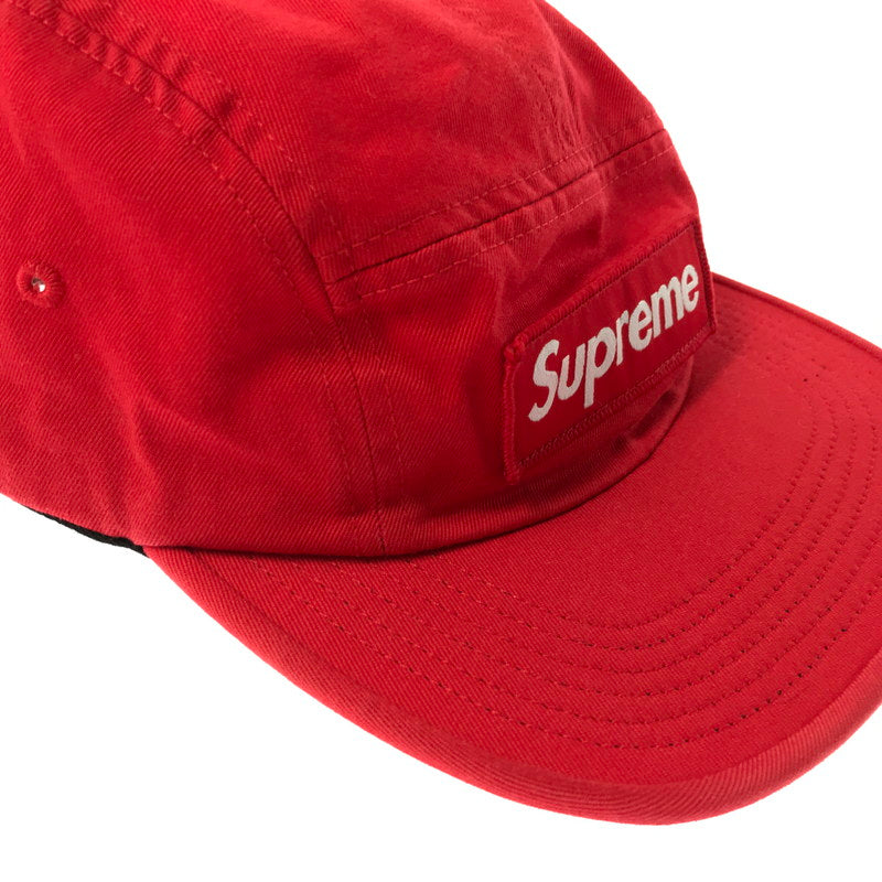【中古品】【メンズ】 SUPREME シュプリーム 16AW WASHED CHINO TWILL CAMP CAP ウォッシュド チノ ツイル キャンプ キャップ 帽子 185-260609-na-04-tagh カラー:レッド 万代Net店