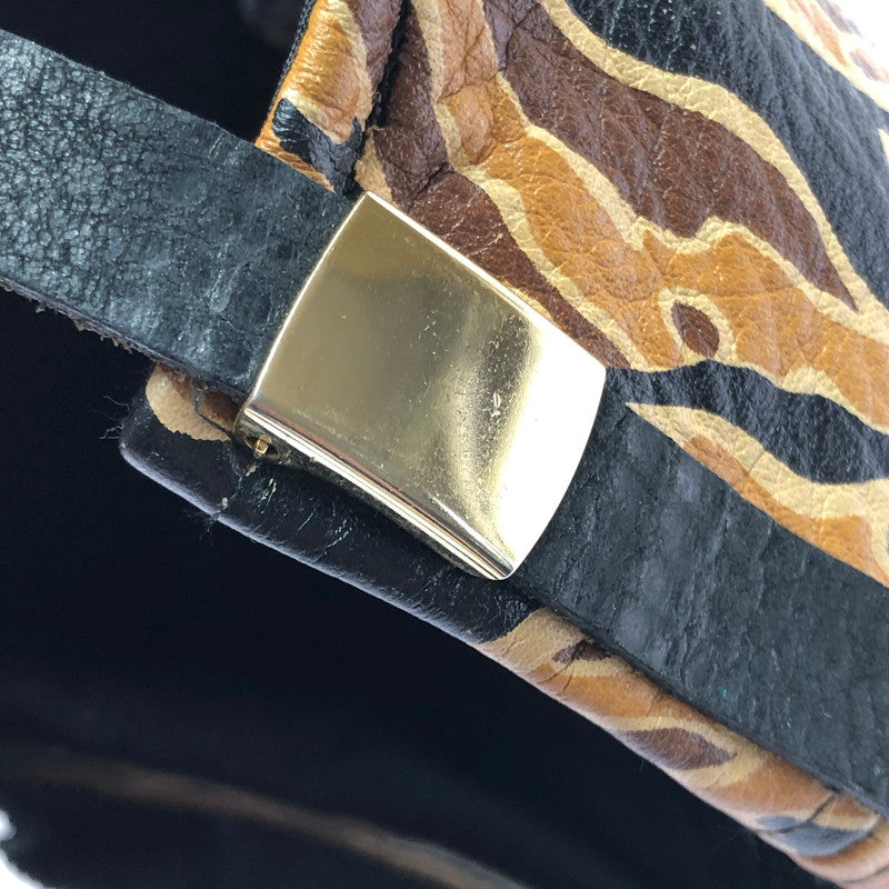 【中古品】【メンズ】 MCM エムシーエム ×PHENOMENON フェノメノン LEATHER CAP 1379-343-0319 レザー キャップ 帽子 185-260620-na-02-tagh カラー:カモ 万代Net店