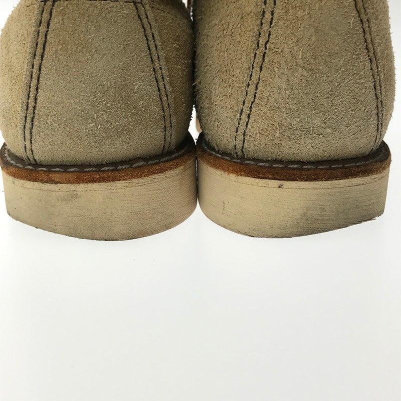 【中古品】【メンズ】 RED WING レッドウィング 90's 6-INCH CLASSIC MOC 8173 クラシック モック ブーツ 刺繍羽タグ 靴 165-260620-rt-15-tagh サイズ:9E カラー:キャメル 万代Net店