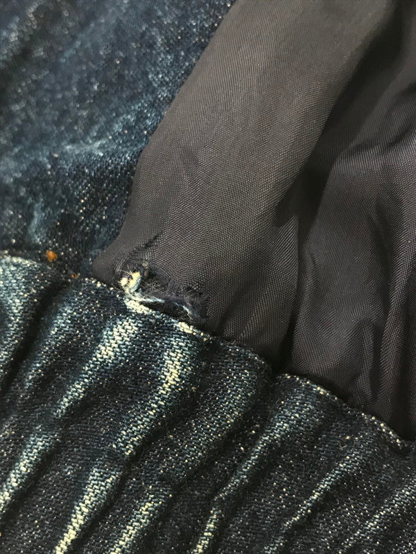 【現状渡し品】【メンズ】 ZANOBETTI ザノレッティ DENIM JACKET デニムジャケット ライトアウター 146-260707-na-05-tagh サイズ:48 カラー:インディゴ 万代Net店
