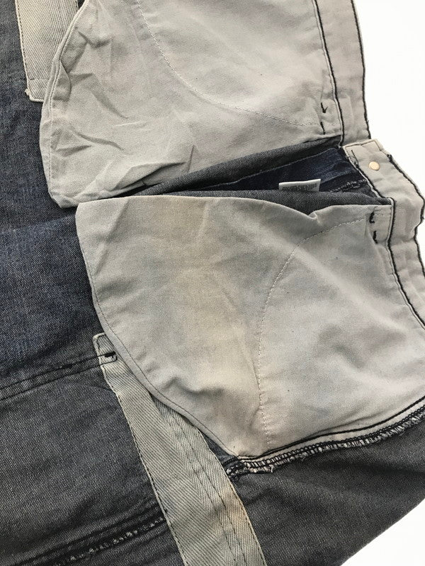 【中古品】【メンズ】 POLO JEANS COMPANY ポロジーンズ カンパニー CARGO DENIM SHORTS カーゴデニム ショート パンツ メキシコ製 ボトムス 157-260607-rt-15-tagh サイズ:34 カラー:インディゴ 万代Net店