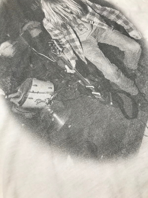 【中古品】【メンズ】 NUMBER(N)INE ナンバーナイン 本人期 TOUCH ME I'M SICK KURT COBAIN T-SHIRT カート コバーン フォト Tシャツ 半袖Tシャツ 140-260630-na-07-tagh サイズ:2 カラー:ホワイト 万代Net店