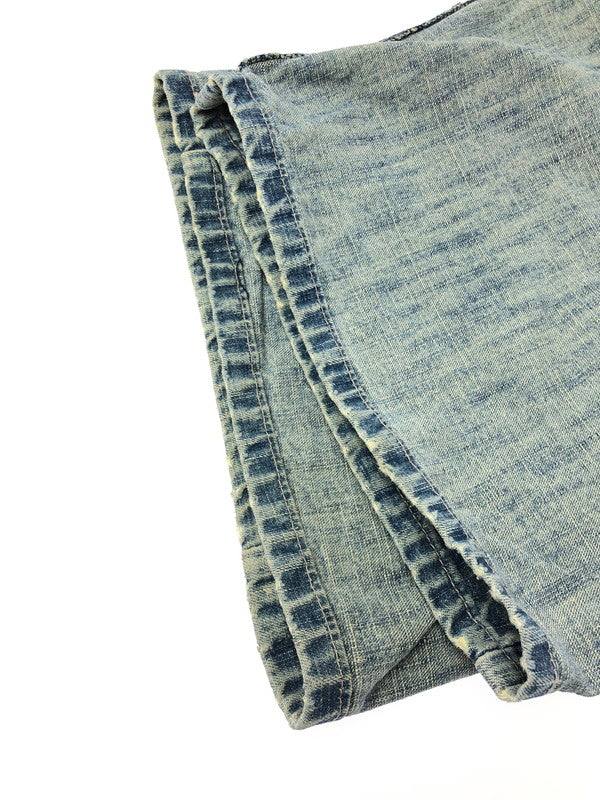 【中古品】【メンズ】 PELLEPELLE ペレペレ 00's WIDE DENIM PANTS 2000年代 ワイド デニム パンツ 香港製 ジーンズ ボトムス 157-260624-rt-08-tagh サイズ:W44 カラー:インディゴ 万代Net店