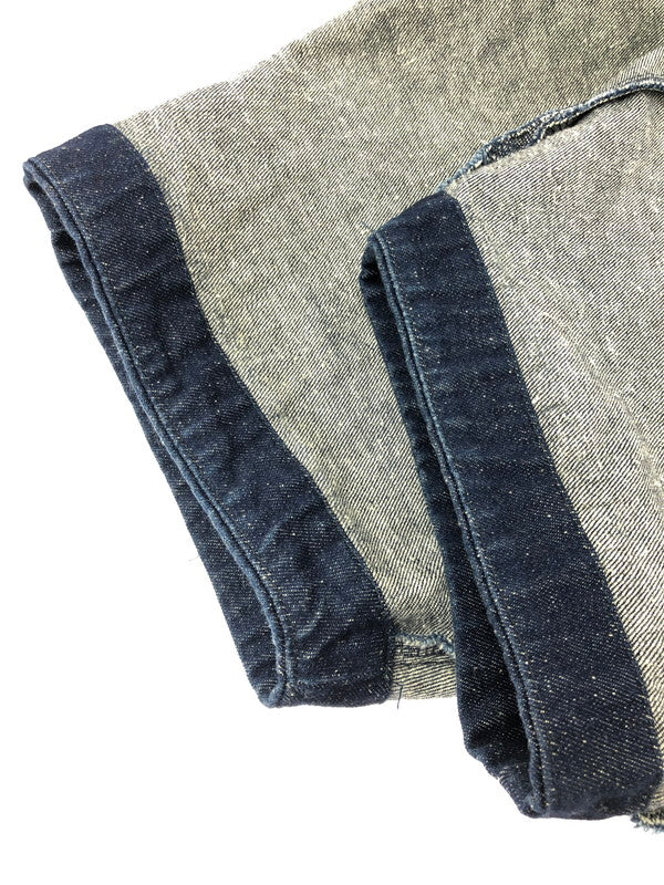 【中古品】【メンズ】 MY BEAUTIFUL LANDLET マイ ビューティフル ランドレット SUSPENDERS BIG DENIM PANTS サスペンダー ビッグ デニム パンツ ジーンズ ボトムス 151-260624-rt-05-tagh サイズ:1 カラー:インディゴ 万代Net店