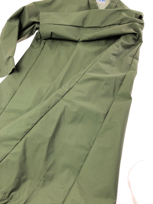 【中古品】【メンズ】 POWDERHORN MOUNTAINEERING パウダーホーン マウンテニアリング NYLON LONG COAT ナイロン ロングコート アウター 144-260622-na-24-tagh サイズ:M カラー:カーキ 万代Net店