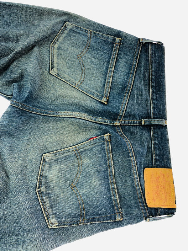 【中古品】【メンズ】 LEVI'S リーバイス VINTAGE CLOTHING 71501 DENIM PANTS 71501 デニムパンツ 復刻 08年製 日本製 ジーンズ ボトムス 156-260703-YY-10-tagh サイズ:W32 カラー:ブルー 万代Net店