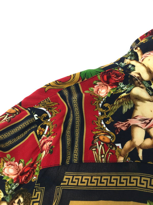 【中古品】【メンズ】 ALLY&DIA アリーアンドダイア EMMANUEL MARIA ALLOVER L/S SHIRT AD23AW003 マリア 長袖シャツ 142-260629-na-10-tagh サイズ:XL カラー:レッド系 万代Net店