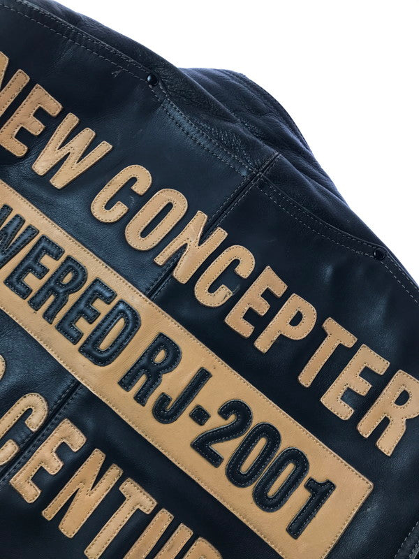 【中古品】【メンズ】 KADOYA カドヤ NEW CONCEPTER LEATHER RIDERS JACKET P-RJ2001 ニューコンセプター レザーライダースジャケット 韓国製 アウター 145-260703-YY-15-tagh サイズ:3L カラー:ブラック 万代Net店