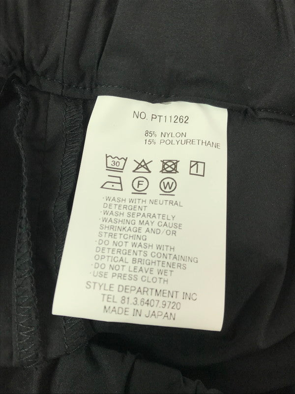 【中古美品】【メンズ】 STILL BY HAND スティル バイ ハンド NYLON EASY SHORTS PT11262 ナイロン イージー ショートパンツ ボトムス 151-260705-rt-17-tag サイズ:46 カラー:ブラック 万代Net店