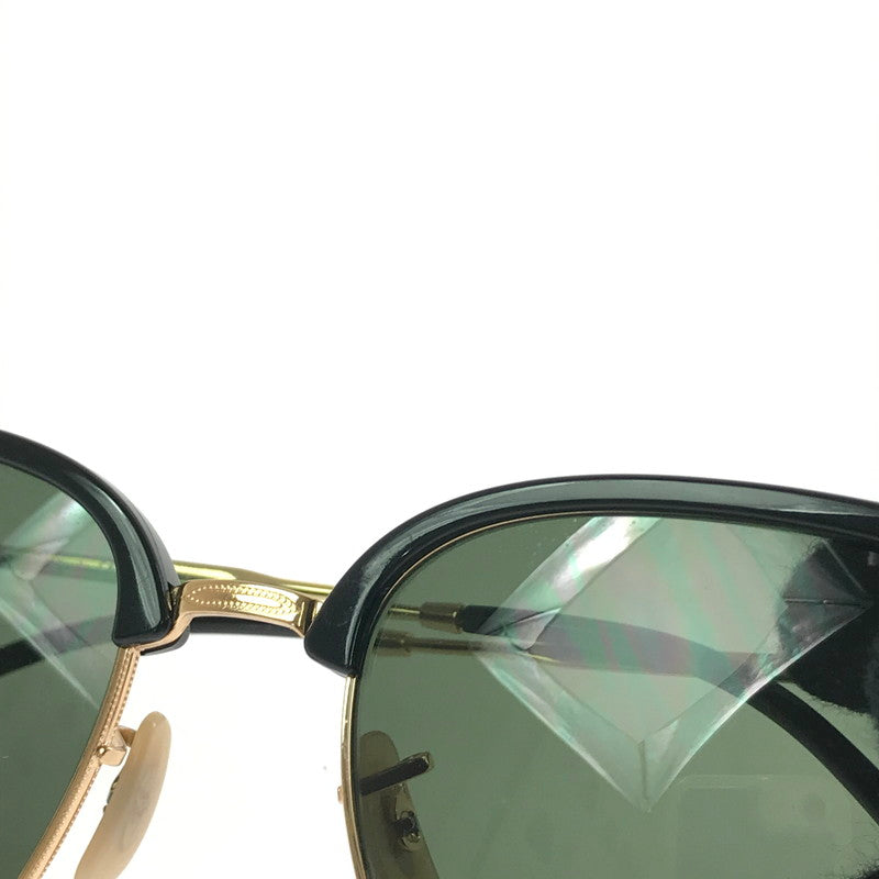 【中古品】【メンズ/レディース】 RAY-BAN NEWCLUBMASTER RB441 ニュー クラブマスター サングラス アイウェア アクセサリー 203-260710-ki-09-tagh サイズ:53□20 145 カラー:POLISH GOLD BLACK GREEN 万代Net店