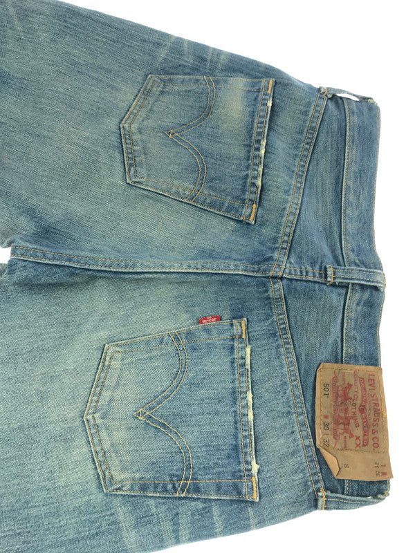 【現状渡し品】【メンズ】 LEVI'S リーバイス 501 DENIM PANTS 08501-00 デニムパンツ フィリピン製 ボトムス 157-260711-na-20-tagh サイズ:W30 L 32 カラー:インディゴ 万代Net店