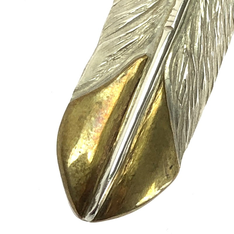 【中古品】【メンズ】 BIG HAND ビッグ ハンド SV925 FEATHER PENDANT TOP 0279 2026 シルバー925 フェザー ペンダントトップ アクセサリー 191-260801-rt-05-tagh カラー:シルバー 万代Net店