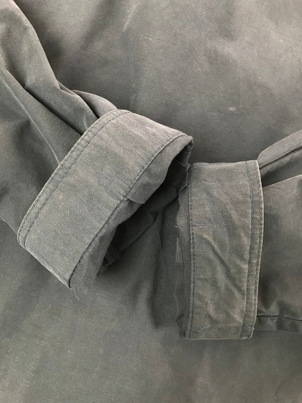 【中古品】【メンズ】 OLD STUSSY オールド ステューシー 90's L/S NYLON WORK SHIRT NAVY 90年代 ナイロン ワーク シャツ ネイビー USA製 紺タグ 142-260723-rt-08-tagh サイズ:L カラー:ブラック 万代Net店