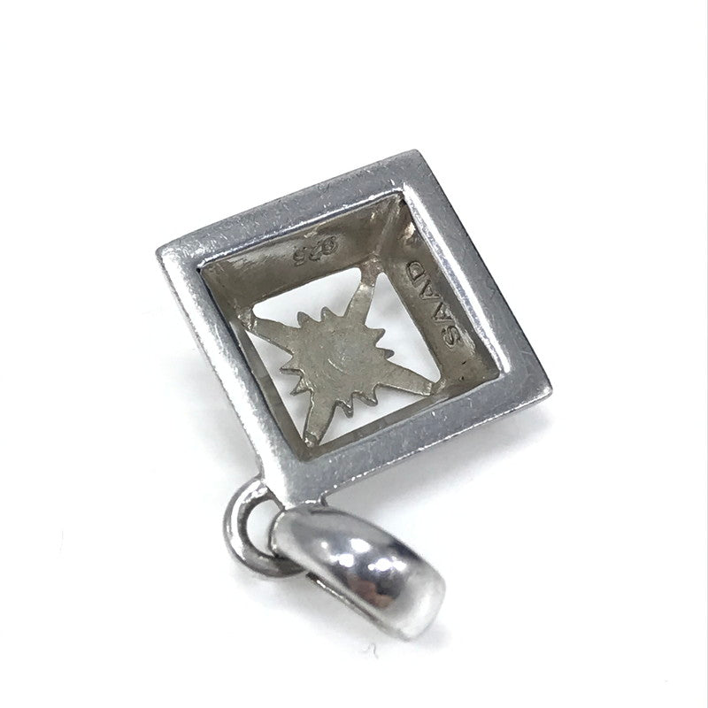 【中古品】【メンズ】 SAAD サード SQUARE PENDANT TOP スクエア ペンダントトップ SV925 太陽 アラベスク アクセサリー 191-260721-YY-03-tagh カラー:シルバー 万代Net店