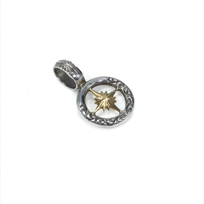 【中古品】【メンズ】 SAAD サード PENDANT TOP ペンダントトップ K24GP SV925 太陽 アラベスク アクセサリー 191-260721-YY-01-tagh カラー:シルバー 万代Net店