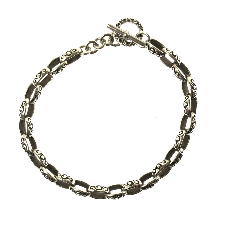 【中古品】【メンズ】 SAAD サード SV925 ARABESQUE BRACELET BR-30-OZ アラベスク ブレスレット アクセサリー 191-260801-rt-04-tagh カラー:シルバー 万代Net店